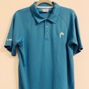 New Head Blue Polo Shirt, Men’s Medium